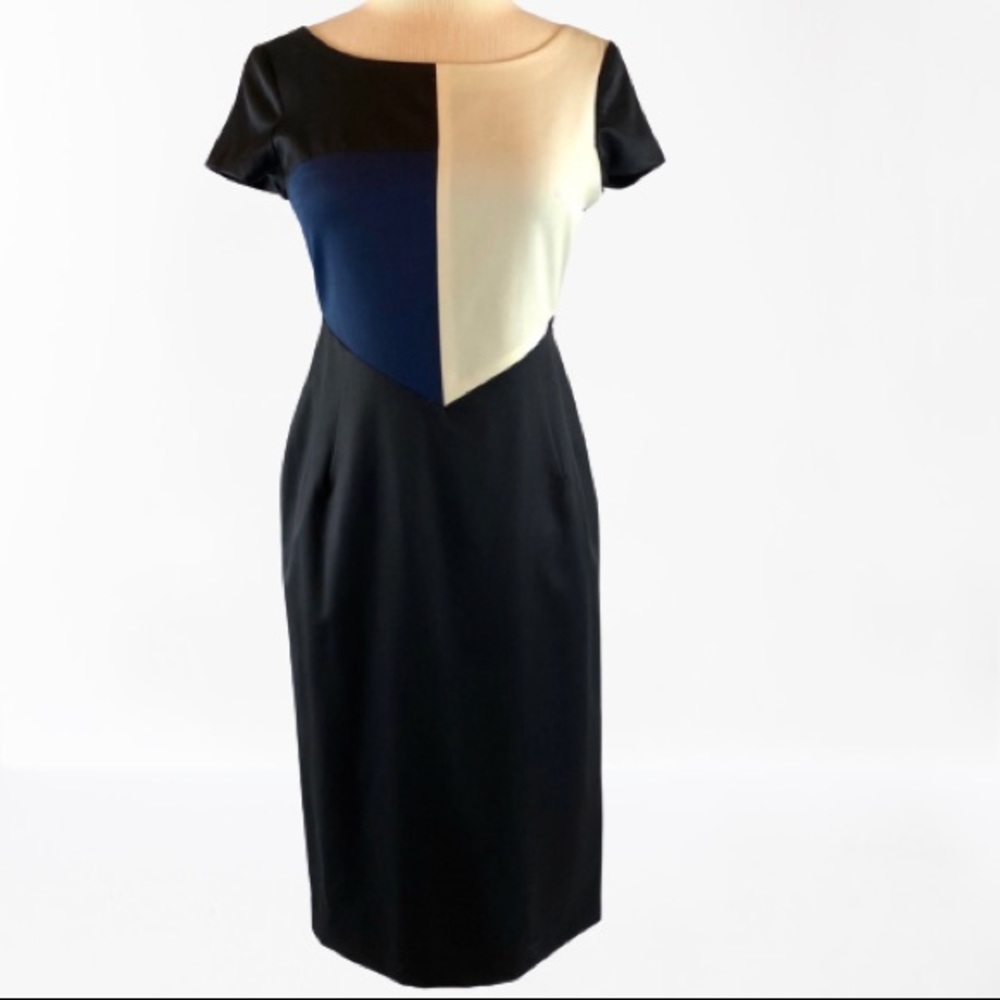 Abaete Color-block Midi Dress